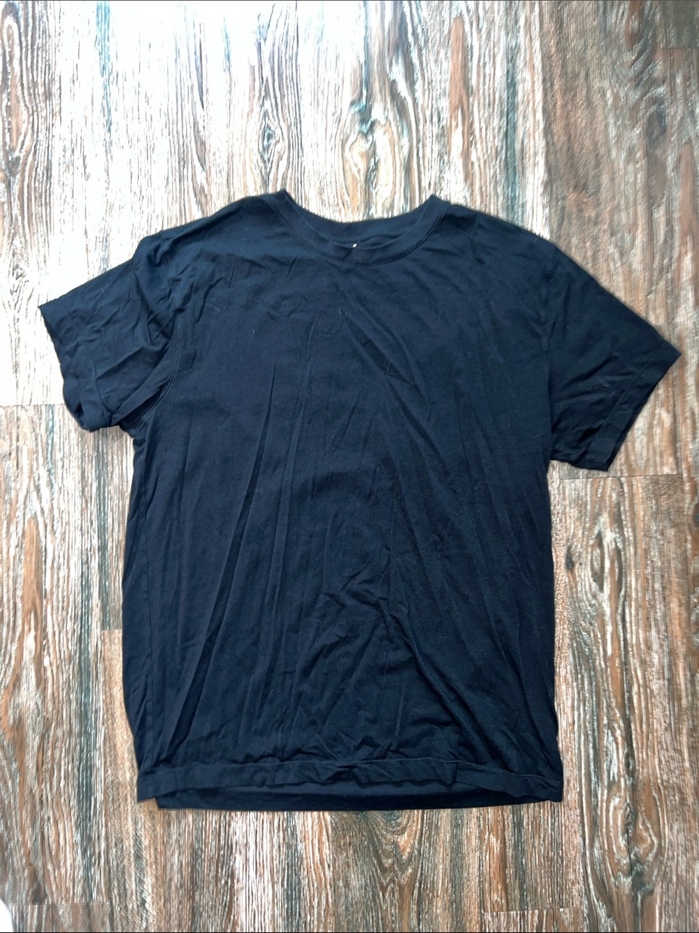 Fabletics Men's Black Short Sleeve Crew Tee